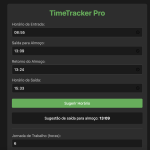 TimeTracker Pro: 📊 TimeTracker Pro: Calculadora de Jornada de Trabalho | GRATUITO