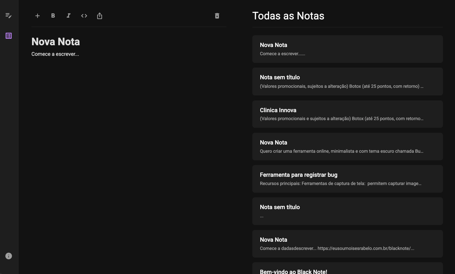 🖤 Black Note: Escreva com Foco, Estilo e Liberdade