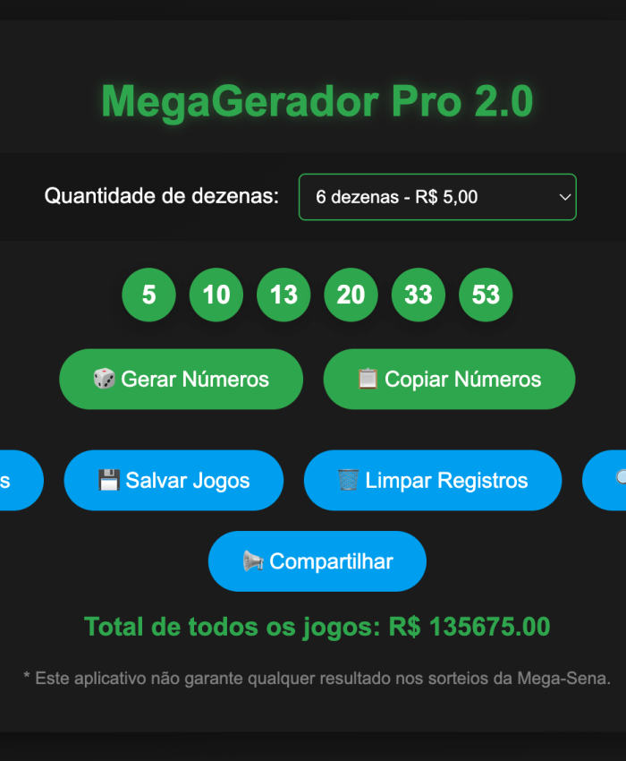 Mega Gerador Pro 2.0