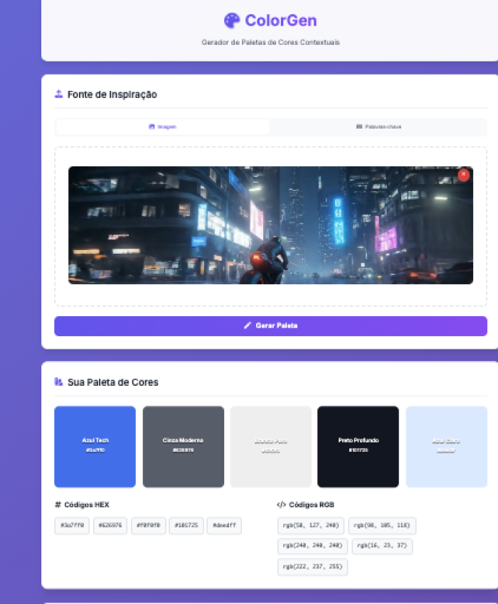 Conheça o ColorGen: A Ferramenta que Transforma a Criação de Paletas de Cores para UI Designers