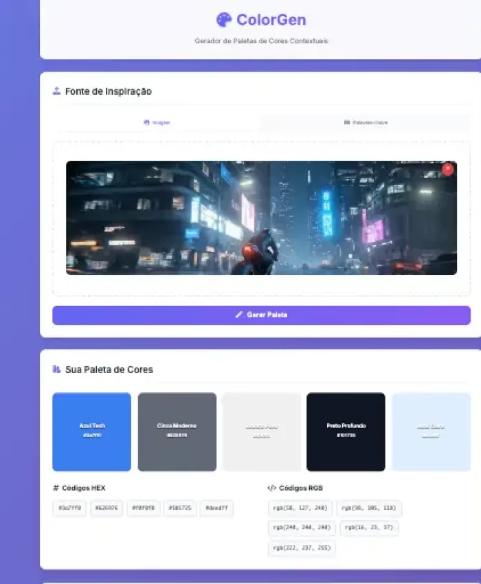 Conheça o ColorGen: A Ferramenta que Transforma a Criação de Paletas de Cores para UI Designers