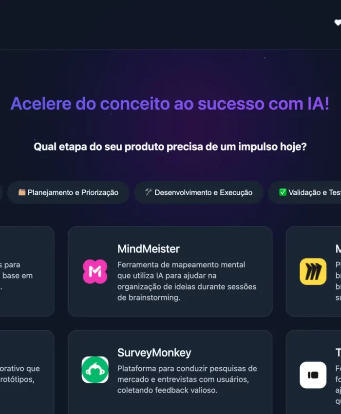 Push2AI: Acelerando Sua Jornada de Produto com Inteligência Artificial