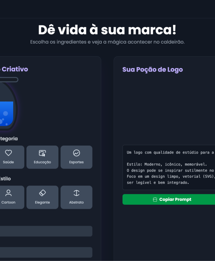 Cansado de Bloqueios Criativos? Crie o Seu Logo Num Passe de Mágica com o LogoSwift!