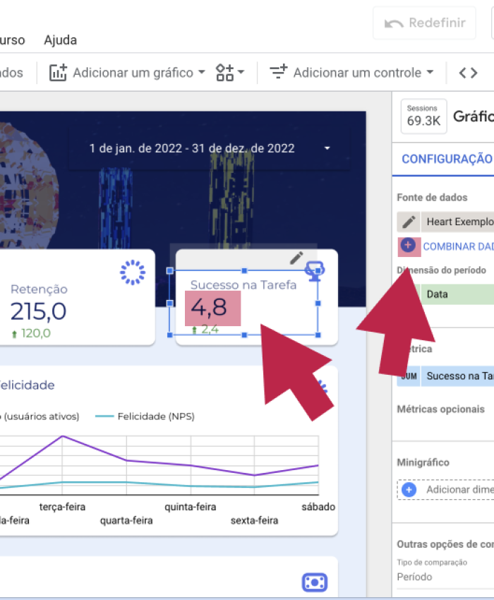 Como as combinações funcionam no Looker Studio