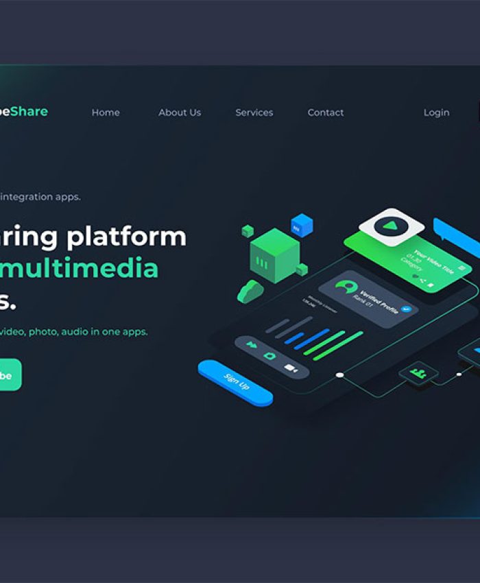 Multimedia Platform Web Design